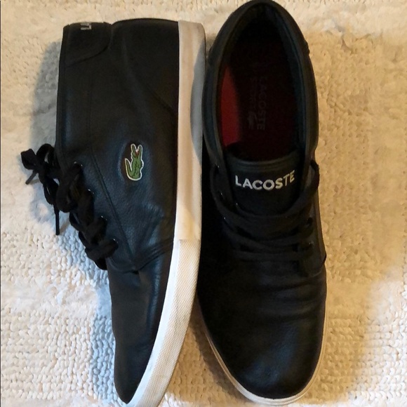 lacoste high tops mens